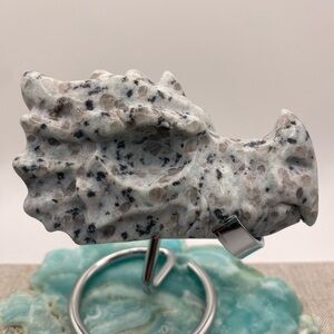 Kiwi Jasper Dragon Sculpture
